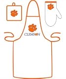 Clemson Tigers Grilling Apron Set - COLLEGE ATHLETICS Sports Merchandise