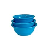 Fiesta Peacock 837 3 pc Mixing Bowl Set by Fiesta