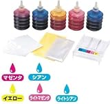 SANWA SUPPLY INK-PM750K つめかえインク(5色セット)