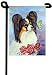 Papillon - Curious Visitor - Garden Flags