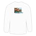 Long Sleeve T-shirt with water, buffalo, musk, pond, horns, ox, drinking