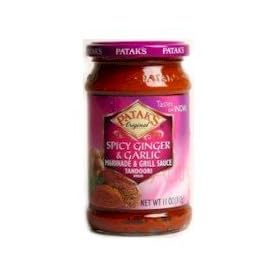 Spicy Ginger & Garlic - Tandoori Marinade and Grill Sauce - 3 Packages of 11 oz