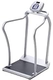 Health o meter 2101KL Bariatric Medical Scale w/ Wheels & Handrails, 1,000 lb Capacity