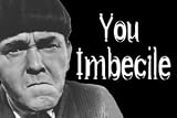 The Three Stooges You Imbecile Refrigerator Magnet