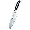 Zwilling J.A. Henckels Twin Cuisine 7-Inch Hollow-Edge Santoku