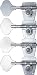 FULL SIZE 4 IN LINE BASS TUNERS CHROME LEFT HAND