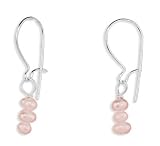 Small Pink Cultured Freshwater Pearl French Wire Children's Earrings
