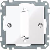 Merten 467825 Zentralplatte f&uuml;r D-Subminiatur-Steckv. 25-polig, aktivwei&szlig; gl&auml;nzend, System M