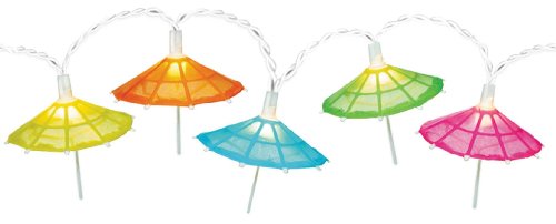 Amscan Parasol Patio String Lights, 9-Feet