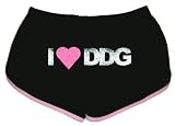 DROP DEAD GORGEOUS - I Heart DDG - Black Track Shorts