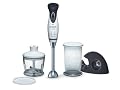 Bosch MSM6A60UC Mixxo Cordless Handheld Blender and Chopper, Black/White