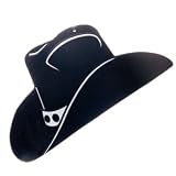 Black Foil Cowboy Hat Silhouette