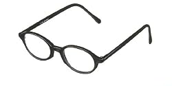 Austere Reader" Reading Glasses (+2.00) Black