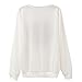 KSJK Women Panda Print Loose Sweaters Sweatshirt