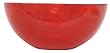 Colorful Recycled Art Glass Large Watermelon Red Salad Bowl 11.5"D, 5"H