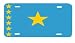 Zaire Flag License Plate