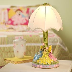 Disney Princess Belle Aurora Cinderella Summer Garden Lamp Light Nightlight Night by 