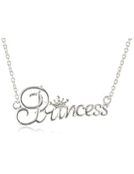 Disney Princess Crystal Crown Chain Pendant Necklace, 18"