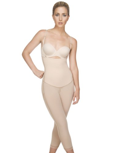 Vedette Style 324, Slimming and Molding Strapless Full Body Shaper with Butt Lift Effect, 32