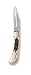 Winchester 22-01328  Double Bolster 2.5 Ersatz Stag Single Blade