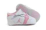 Infant's Air Jordan First Crib (White-Perfect/Pink-Metallic/Silver)(Size=1M)