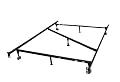 Heavy Duty Metal Full Size Bed Frame with Center Support