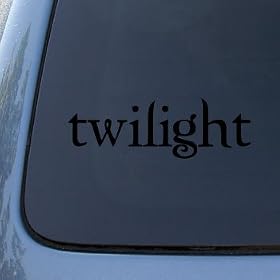 TWILIGHT LOGO – Edward Cullen Vinyl Decal Sticker #1655 | Vinyl Color: Black