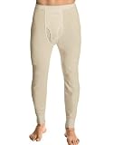 Hanes Men's Thermal Pants (Medium) Natural
