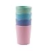 Ciroa Miniamo Pastels Set of 4 Assorted Coloured Melamine Tumblers in a Acetate Pack