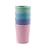 Ciroa Miniamo Pastels Set of 4 Assorted Coloured Melamine Tumblers in a Acetate Pack