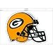 Large Helmet Window Cling - Green Bay Packers
