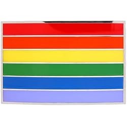 Colorful Rainbow Flag Belt Buckle
