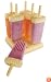 Tovolo Groovy Ice Pop Molds, Set of 6, Yellow