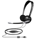 : Sennheiser PC 35 Skype - Double-Sided Headset For Stereo Sound
