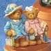 Cherished Teddies PATTY And PEGGY Spending Time With You Is Priceless 789631