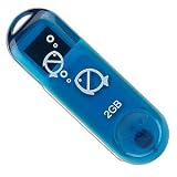 PQI i261 2GB USB Flash Drive, Blue - Retail Package