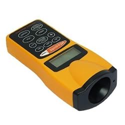 Ultrasonic Distance Meter Measurer Distance Estimator Distance Measuring Device Tool w/ Laser Pointer