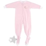 Pink Fleece Footed Blanket Sleeper for Infant and Toddler Girls