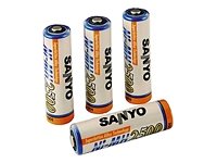 Sanyo - Batterie 4 x type AA NiMH 2500 mAh