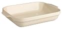 Emile Henry Le Potier 3-4/5-Quart Lasagna Baker, Cr&egrave;me