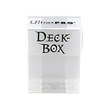 1 (One) Ultra Pro Deck Box White - Pokemon, Magic and YuGiOh (81454)