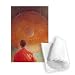 Young Monk with Gong (oil on canvas) by.. - Tea Towel 100% Cotton - Art247 - Tea Towel - 46x70cm