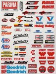 Parma Off-Road Sponsor Decal Sheet