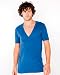 American Apparel 6456 Unisex Short-Sleeve Deep V-Neck T-Shirt