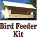 Wooden Bird Feeder Kit With Nails