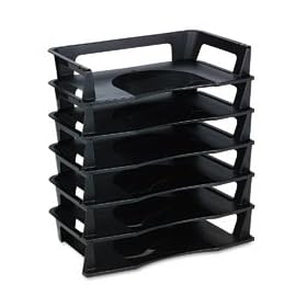 Rubbermaid Regeneration Plastic Letter Tray 6 Pack (86028)
