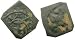 Crusaders, Antioch, Late Anonymous, 1250 - 1268; Bronze Pougeoise