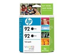 HP 92 Black Ink Cartridge Twin Pack (C9512FN) C9512FN140