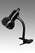 Clip-On Desk Lamp- Black