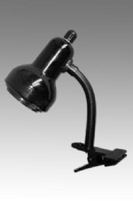 Clip On Desk Lamp  Black